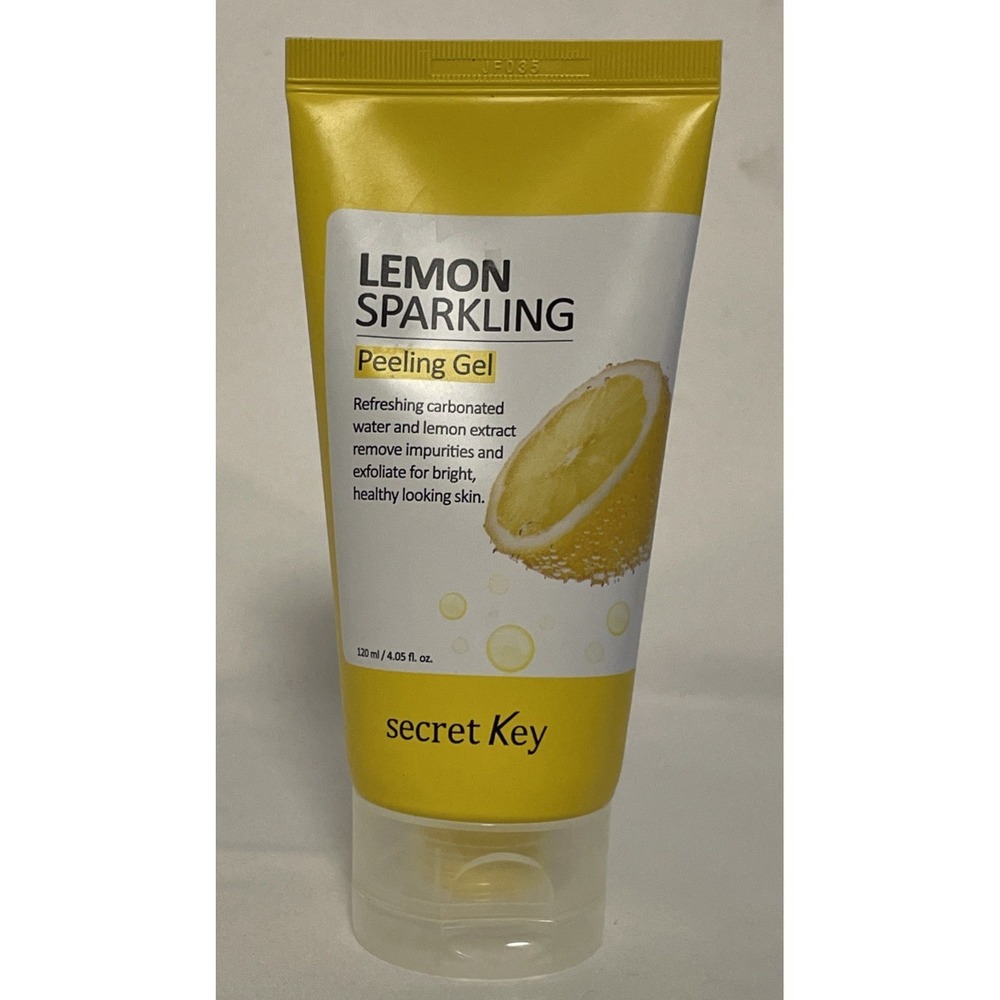 SECRET KEY Lemon Sparkling Peeling Gel 120ml / 4.05 fl. oz. Lemon Extract NEW - Picture 2 of 3